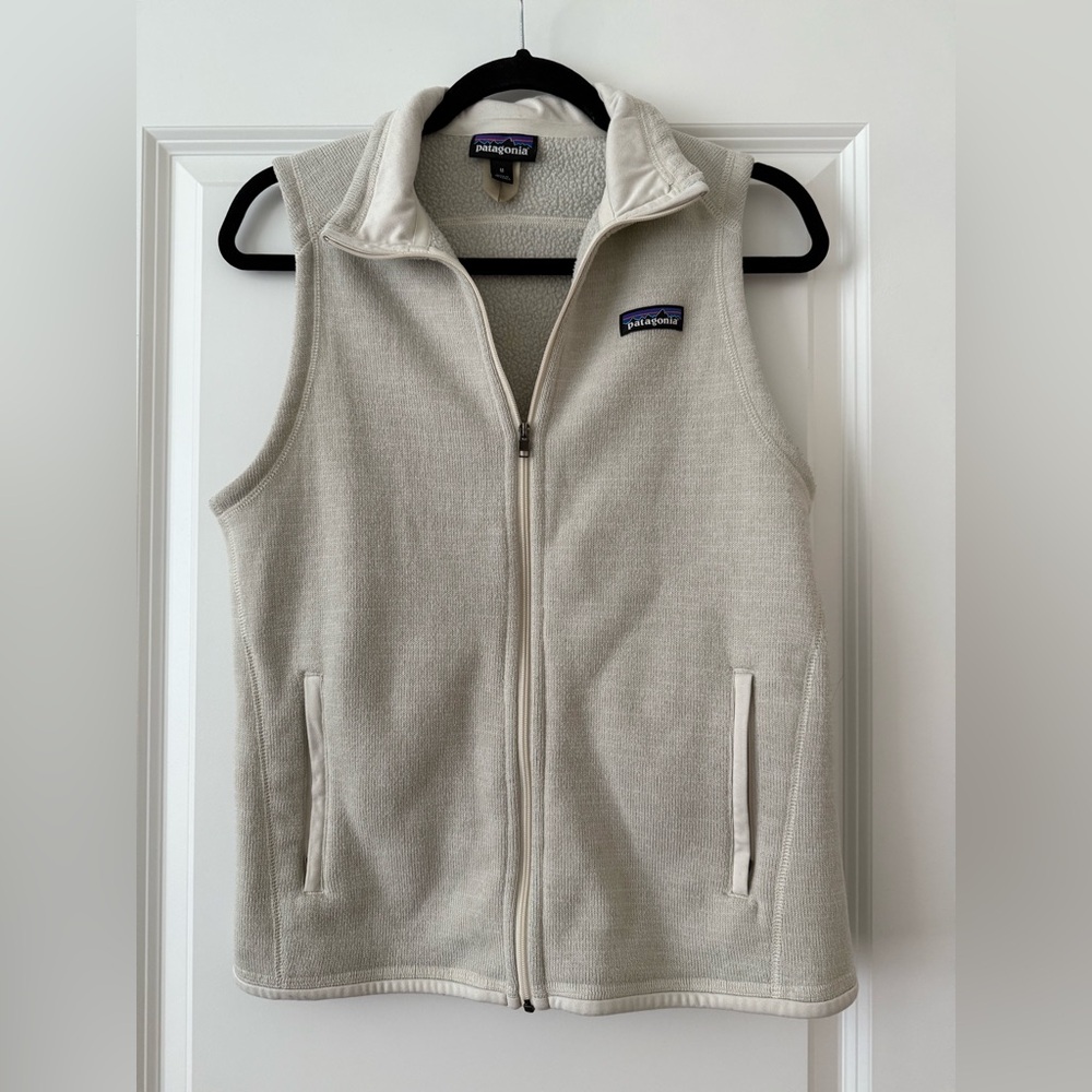 Patagonia Cream Fleece Vest